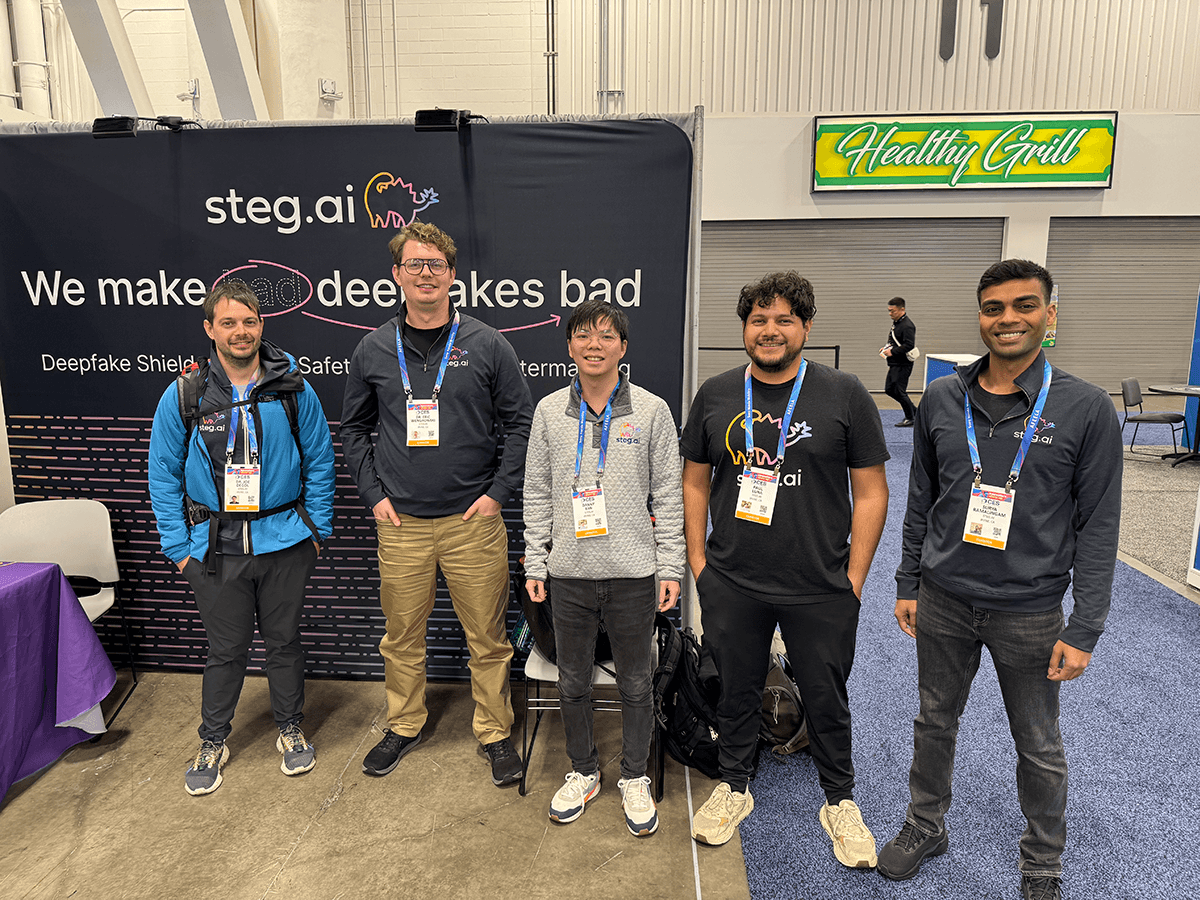 Steg.AI team at CES 2026